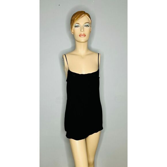 AEFFE Spa Black Tank Top Size 8 - Picture 1 of 5